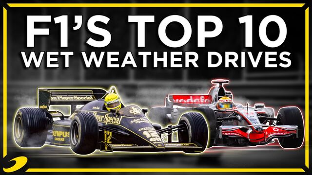 F1's Top 10 Greatest Wet Weather Drives - Formula 1 Videos