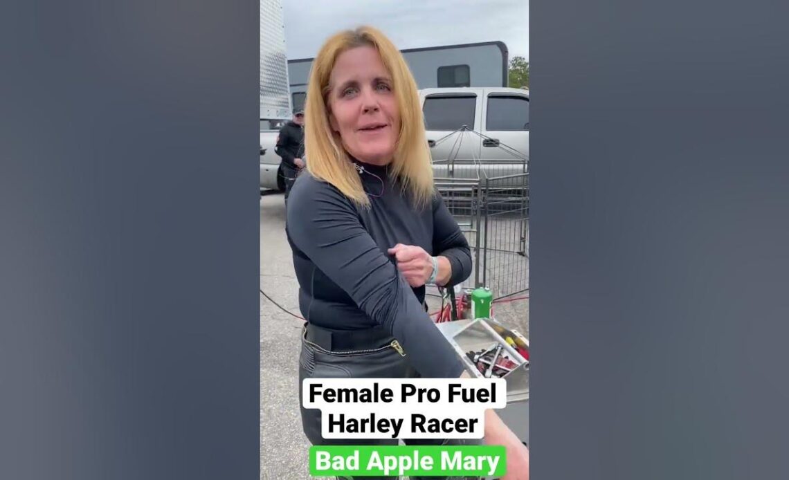 Female Nitro Harley Racer