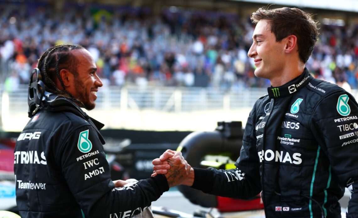 George Russell wants to split strategies with Lewis Hamilton in Brazil
