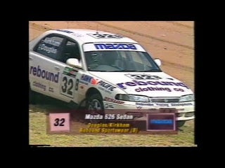 Great sounding Mazda 626 2.5 V6 racing at the 1994 Bathurst 12 Hour endurance race