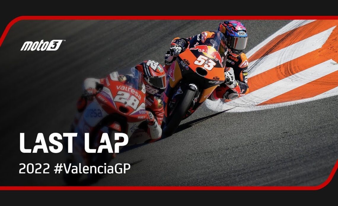 Guevara's final masterclass 💯 | Moto3™ Last Lap - 2022 #ValenciaGP