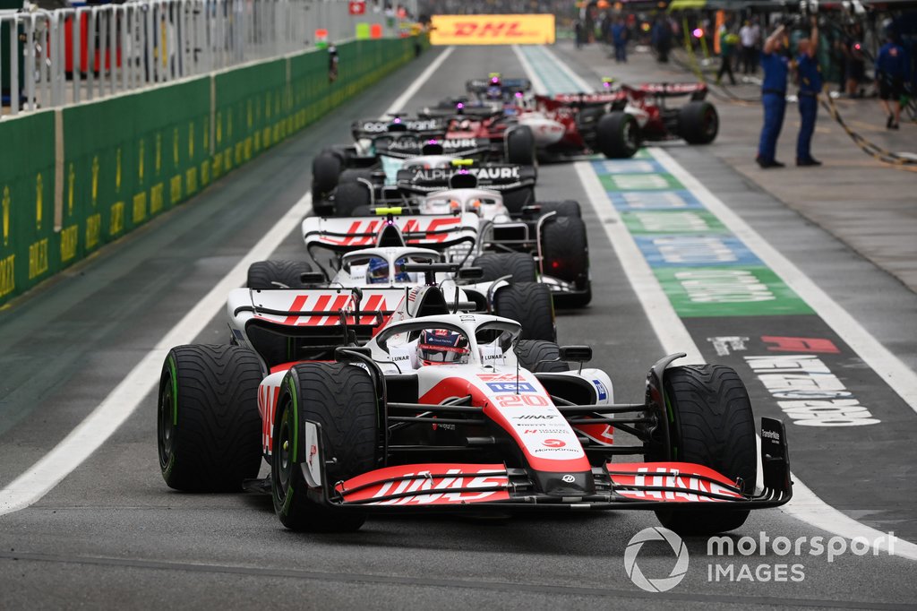 The Haas garage being at the end of pitlane became a key factor in Magnussen grabbing pole