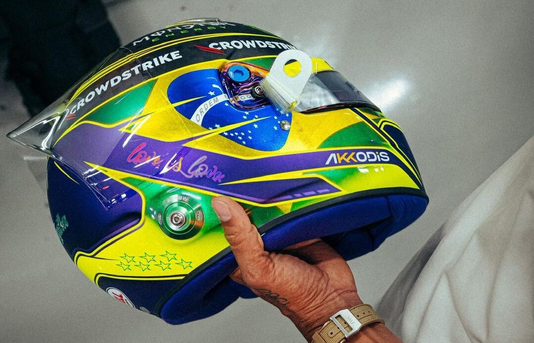 Hamilton's new "home race helmet" and more special Brazilian GP designs · RaceFans