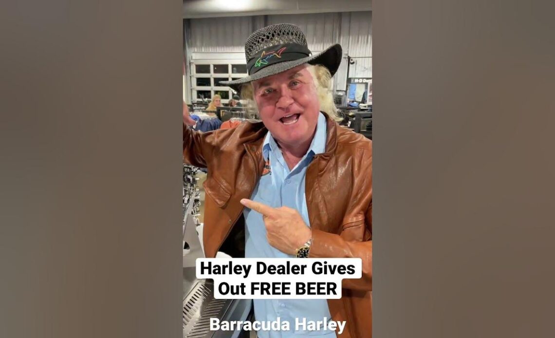 Harley Dealer Offers FREE BEER!