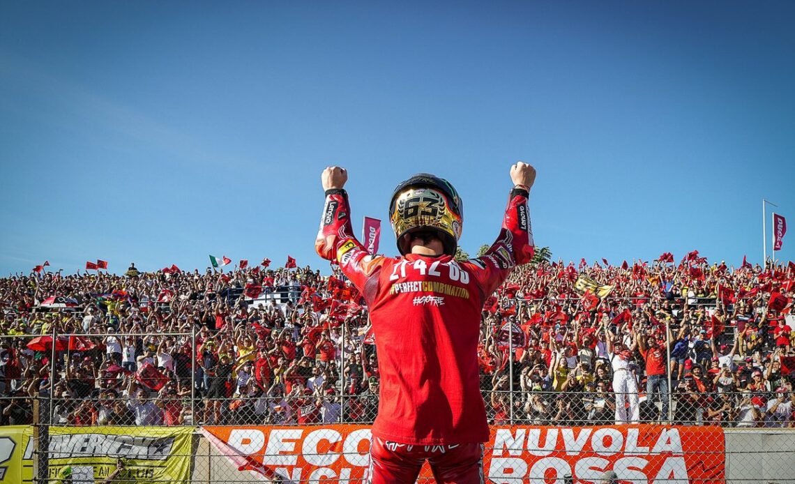 MotoGP world champion Francesco Bagnaia, Ducati Team