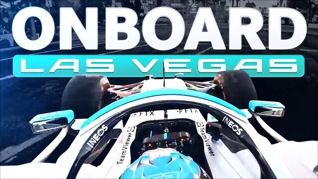 INSANE F1 Demo Lap Down The Las Vegas Strip