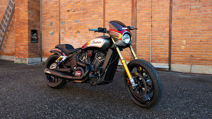 Indian Scout Rogue by Hardnine Choppers revealed at EICMA