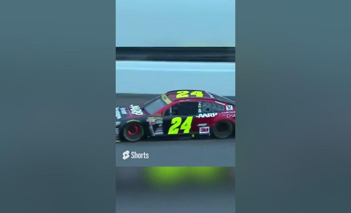 Jeff Gordon gets his final career win in 2015 at Martinsville.  #shorts
