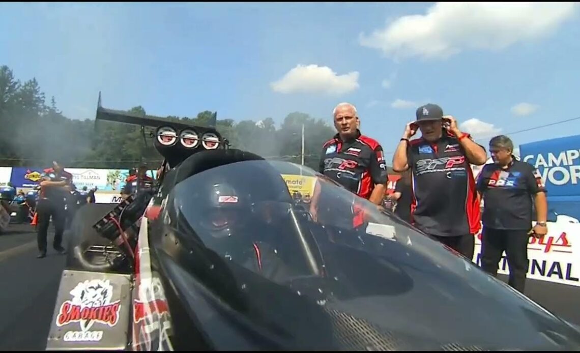 Jeffrey Chatterson, Top Fuel Dragster, Rnd 2 Qualifying, Pep Boys Nationals, Maple Grove Raceway, Mo
