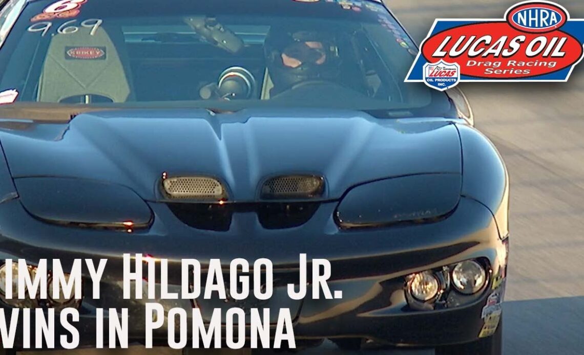 Jimmy Hildago Jr. wins Super Stock at Auto Club NHRA FInals