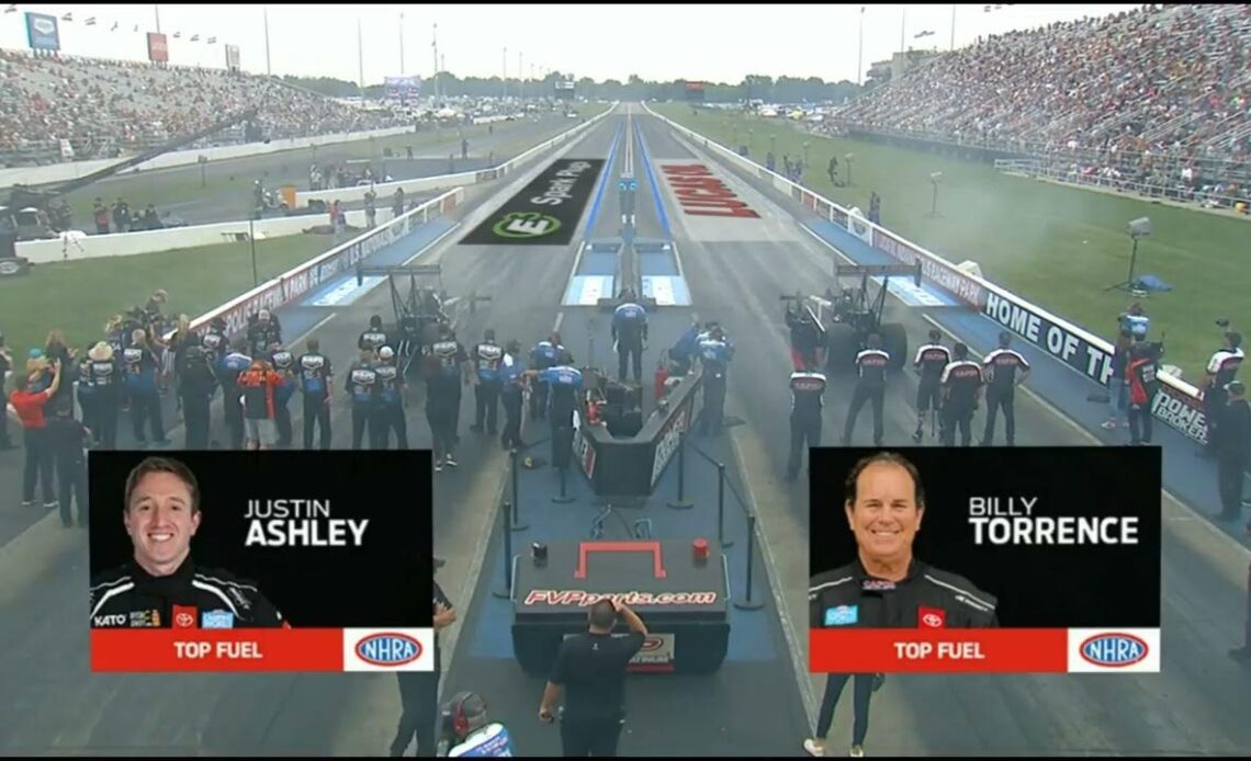 Justin Ashley, Billy Torrence, Mike Green, Top Fuel Dragster, Eliminations Rnd2, Dodge Power Brokers