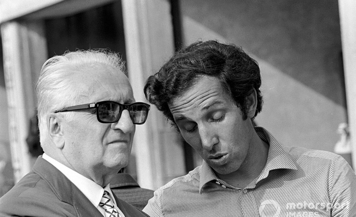 Enzo Ferrari and Mauro Forghieri