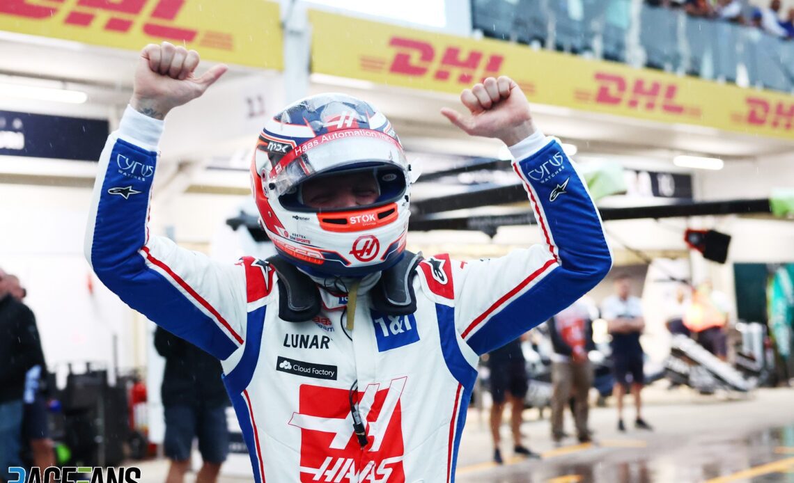 Magnussen praises Haas tactics after taking shock sprint race pole · RaceFans
