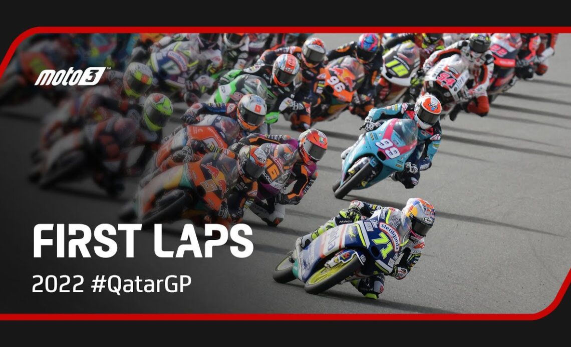 Moto3™ first laps of the #QatarGP