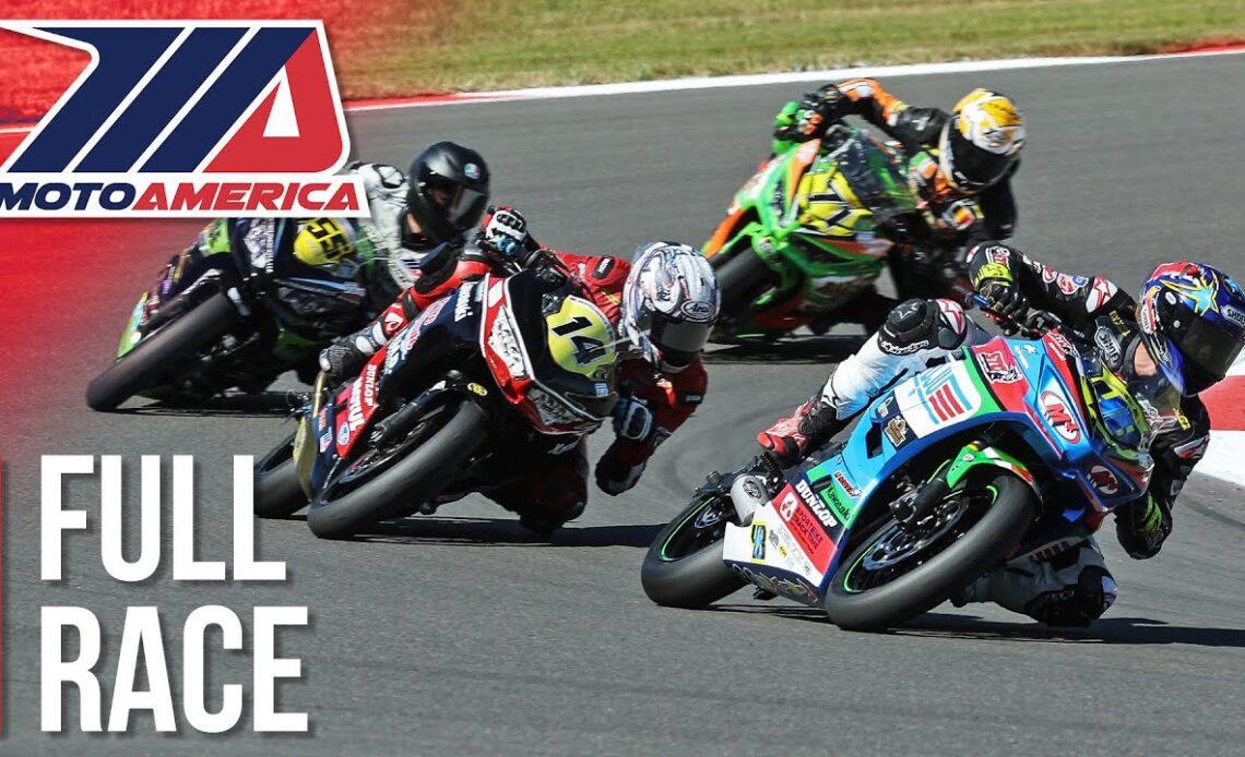 MotoAmerica SportbikeTrackGear Junior Cup Race 1 at Ridge 2022