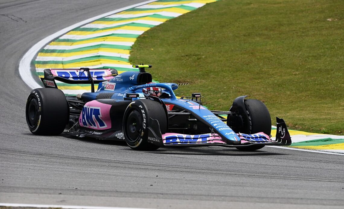 Ocon tops second F1 practice from Perez