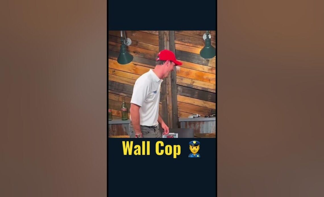 Paul Blart/Joey Logano: Wall cop #shorts