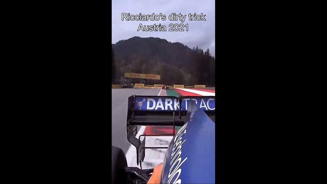 Ricciardo's Dirt Trick (Formula 1)