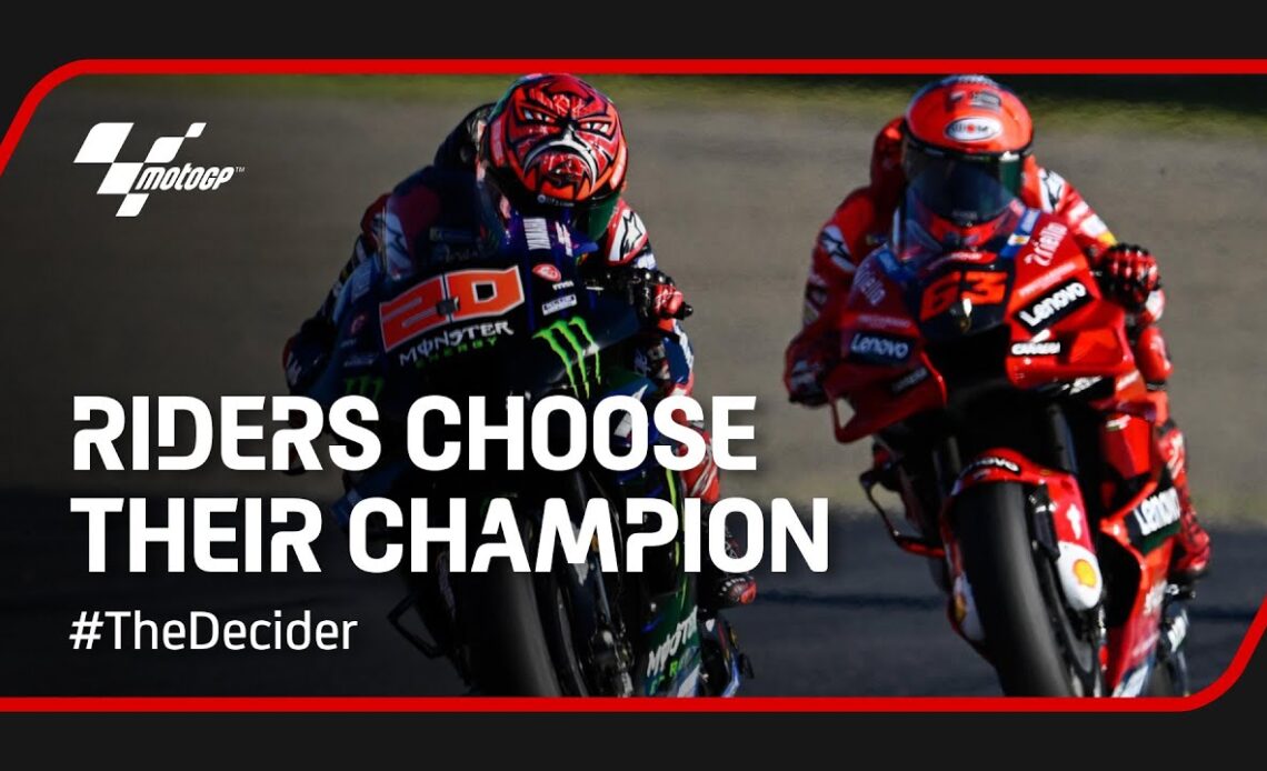Rider shoose their MotoGP™ champion 🏆 | #TheDecider