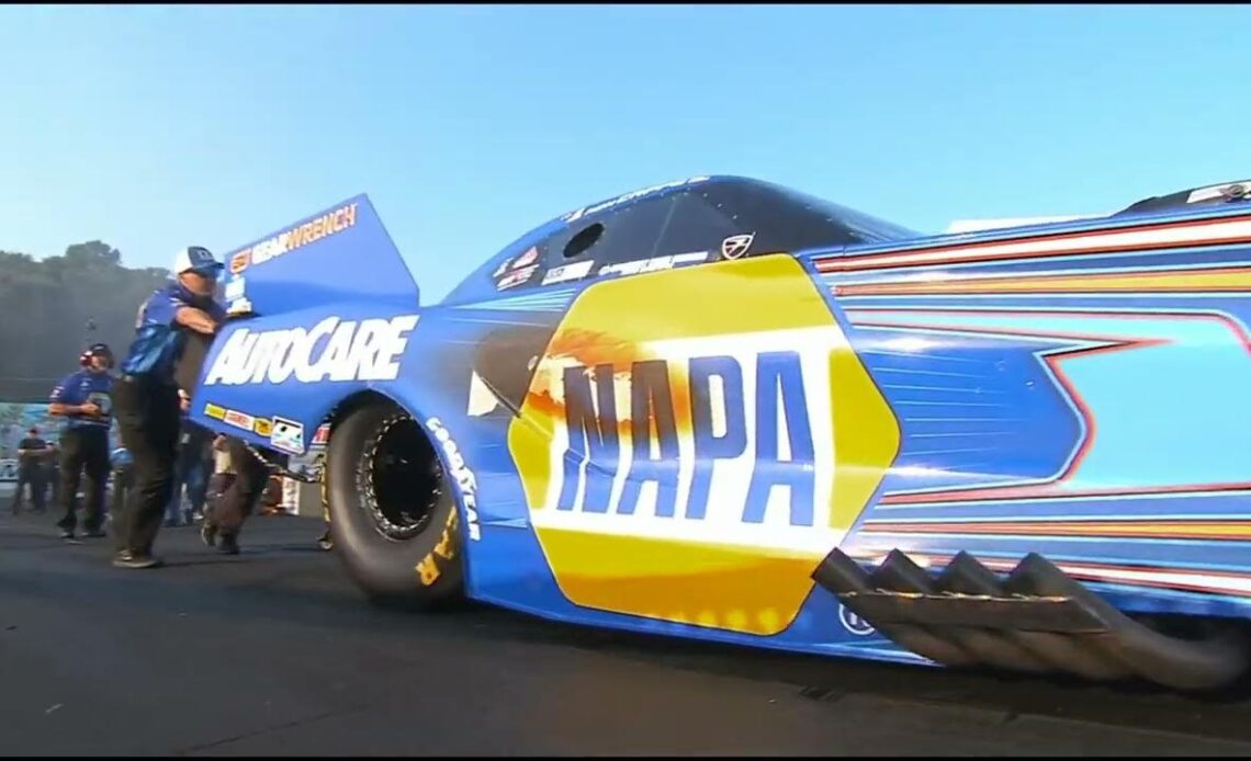 Robert Hight, Ron Capps, Top Fuel Funny Car, Rnd 3 Qualifying, Pep Boys Nationals, Maple Grove Racew