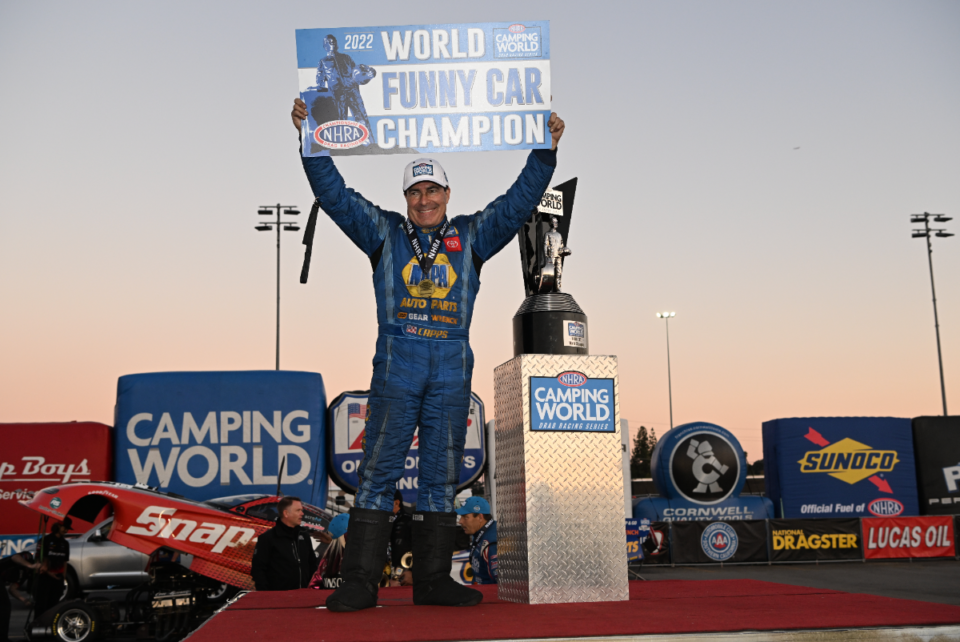 Ron Capps Clinches Third NHRA Funny Car Championship