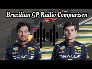 Sergio Perez VS Max Verstappen Brazilian Grand Prix Team Radio Comparison