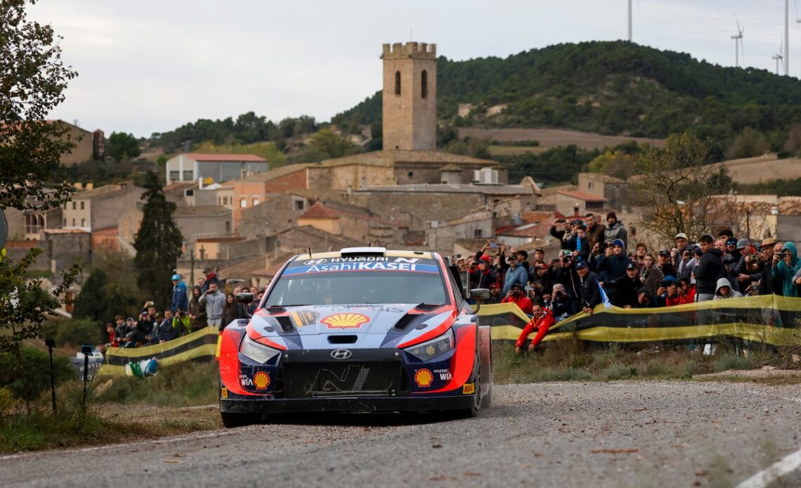 Ott Tanak, Martin Jarveoja, Hyundai World Rally Team Hyundai i20 N Rally1