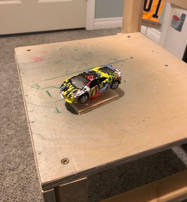 This is a Lamborghini Car Stand that I made at Home Today.