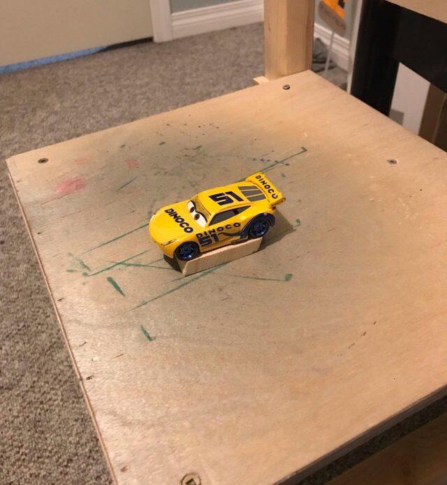 This is a Walt Disney Pixar’s Car’s Stand that I made at Home Today.