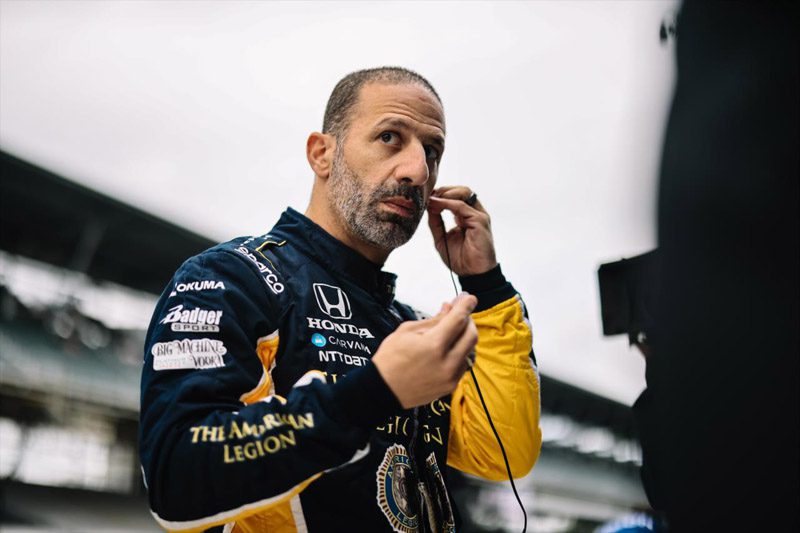 Tony Kanaan Racing Indy 500 With Arrow McLaren