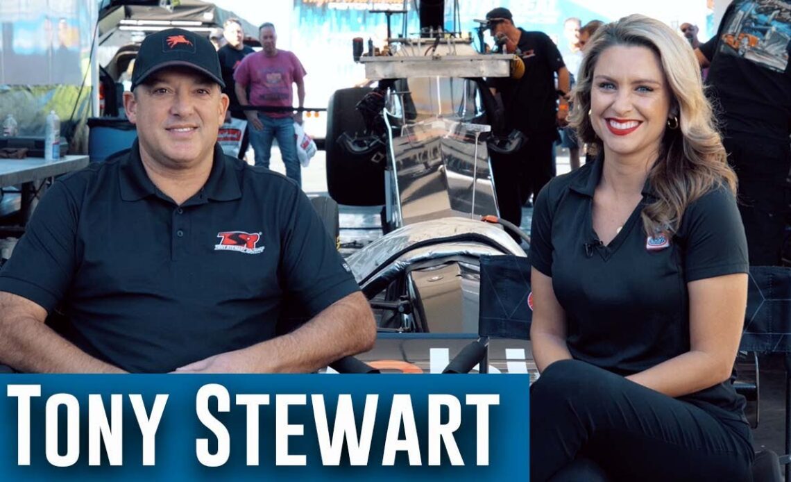 Tony Stewart talks driving a Top Alcohol Dragster, his goals and his future in drag racing