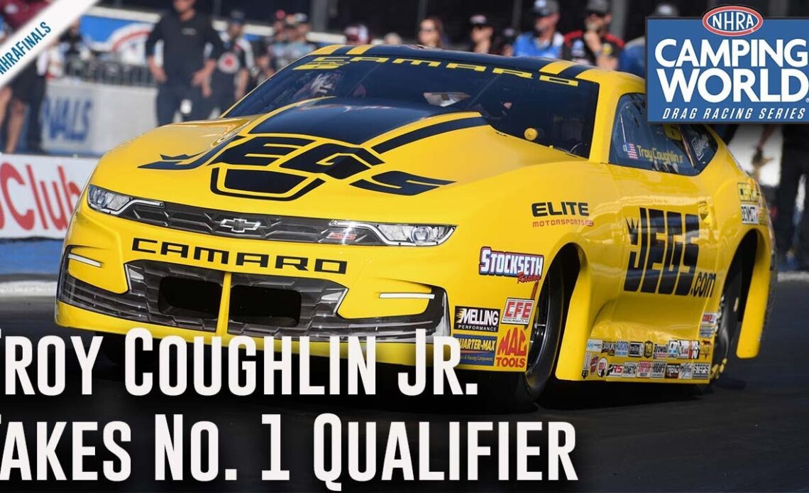 Troy Coughlin Jr. takes second career No. 1 qualifier