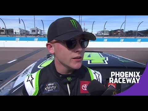 'We'll hammer down tonight': Ty Gibbs snags pole for today's Xfinity title race at Phoenix