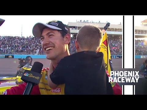 'We're champions again!': Joey Logano wins after dominating Phoenix