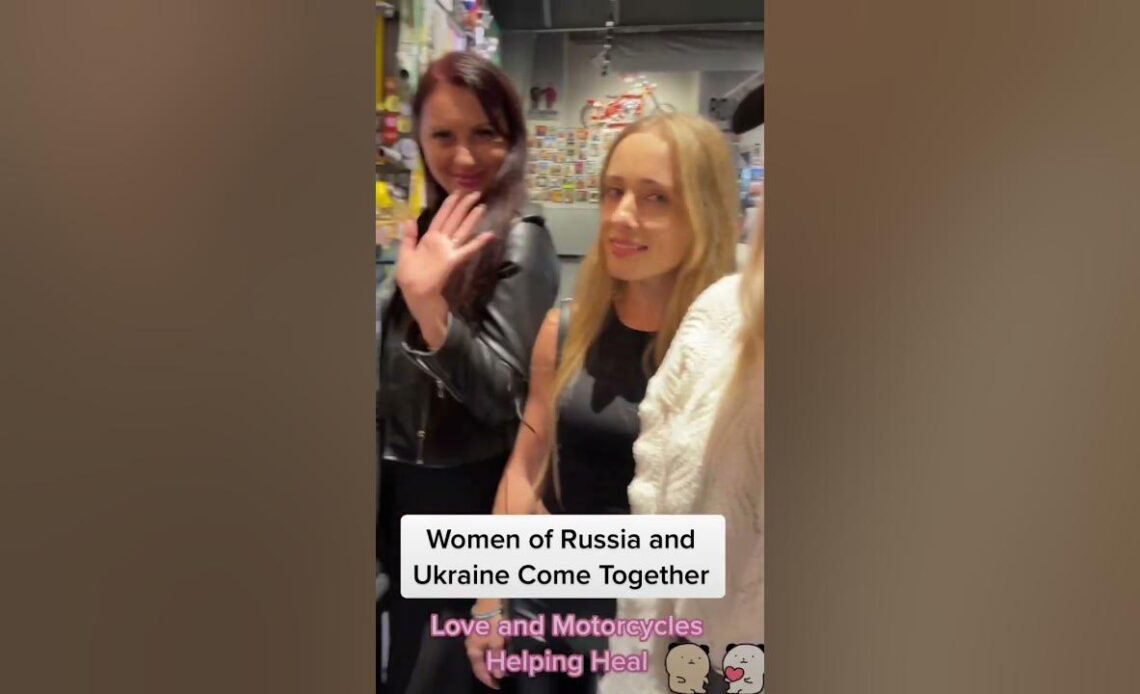 Women of Russia and Ukraine Come Together over Love of Motorcycles