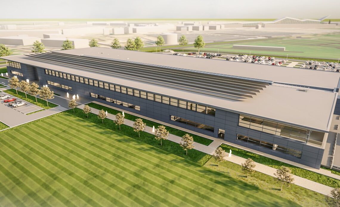 Aston Martin Silverstone factory rendering