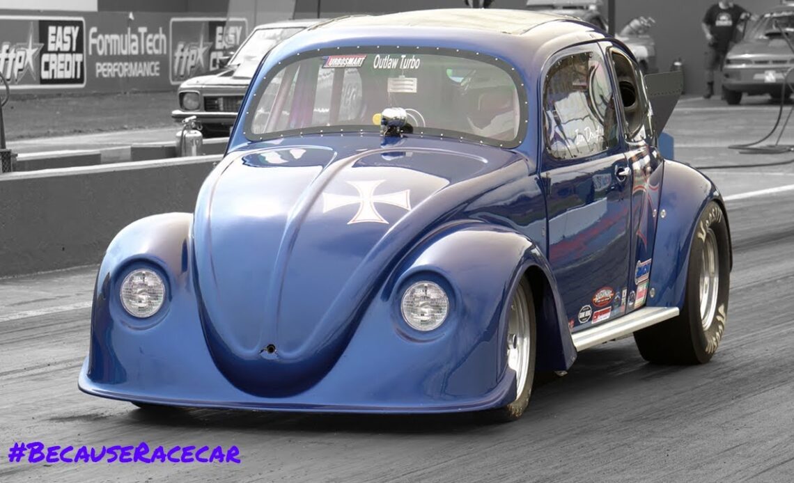 400hp Turbo VW Drag Bug at the October Test and Tune! | 2.4L 1956 Oval | Runs 10's | Perth Motorplex