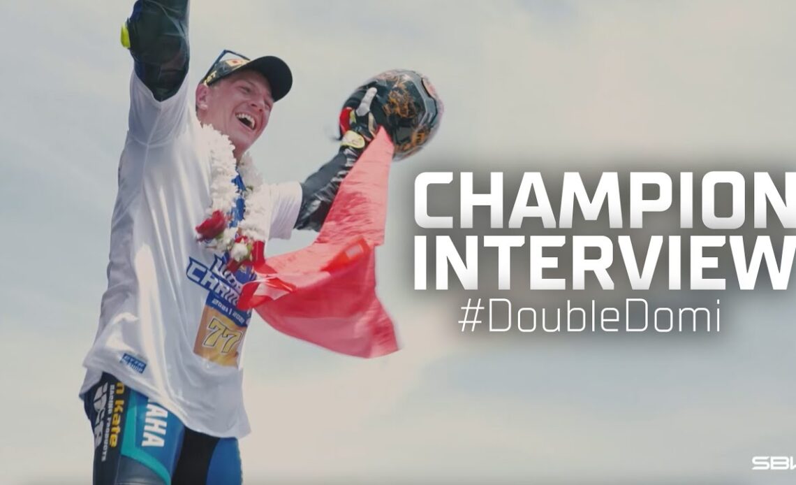 AEGERTER CHAMPION INTERVIEW: "It's fantastic to be Champion again" ✨ | #DoubleDomi