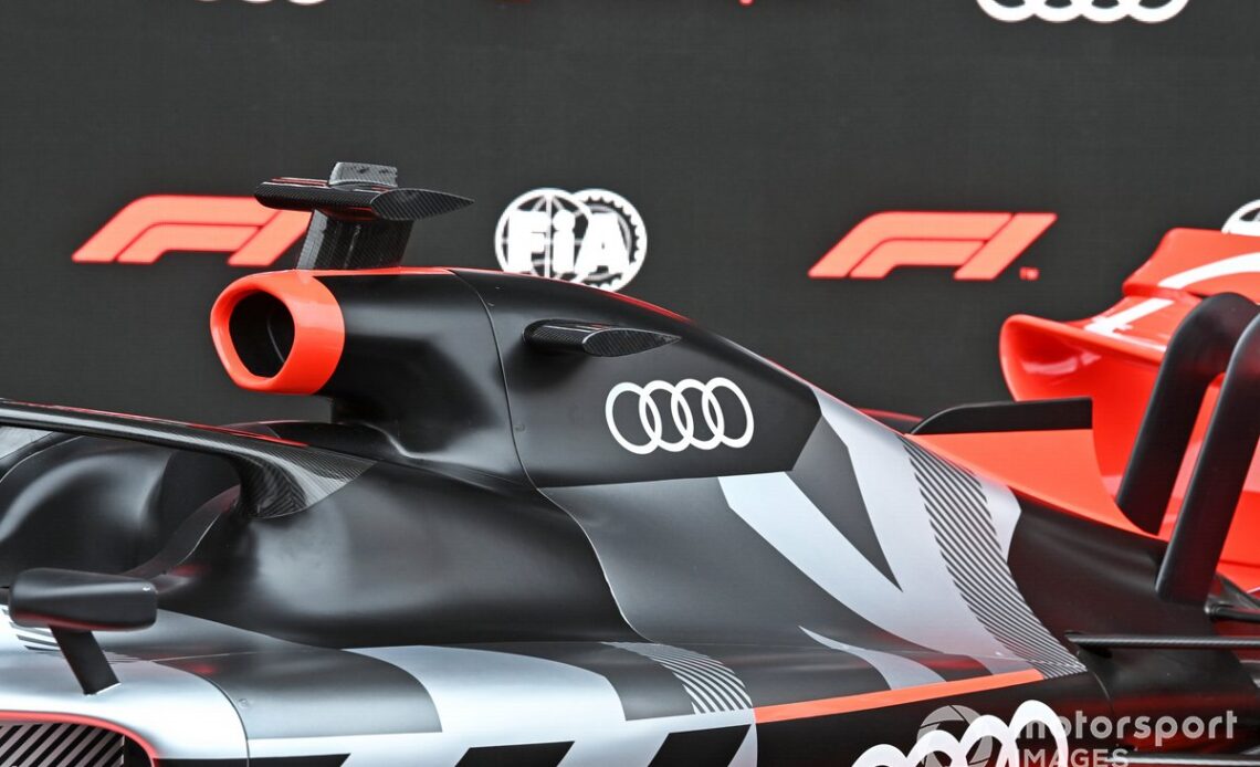 The new Audi Sport F1 concept car