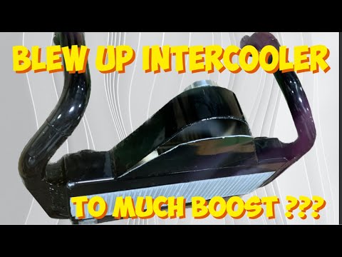 Blew Up Intercooler!!! To Much Boost ???