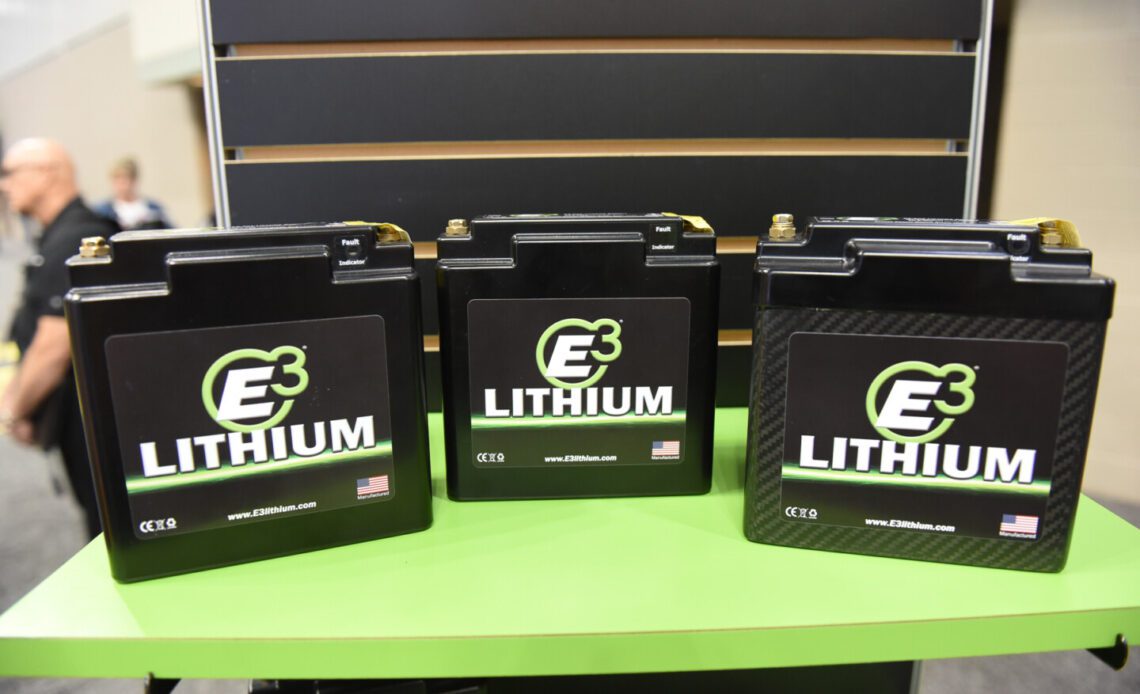 E3 Ignition Goes SuperLite With Its Lithium Race Batteries