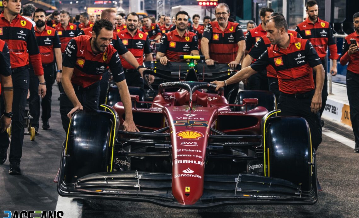 Ferrari, Yas Marina, 2022