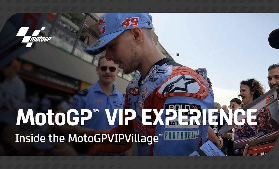 Inside the MotoGPVIPVillage™ 👀