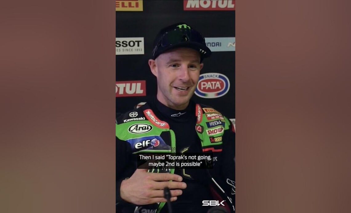 It was like 🐢 ➕ 🐇 for Rea chasing the podium at Catalunya 😉💪 #UnfilteredBestBits #CatalanWorldSBK
