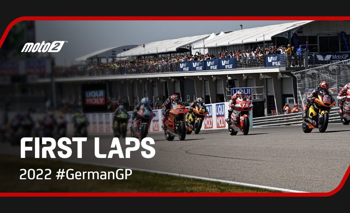 Moto2™ First Laps | 2022 #GermanGP 🇩🇪