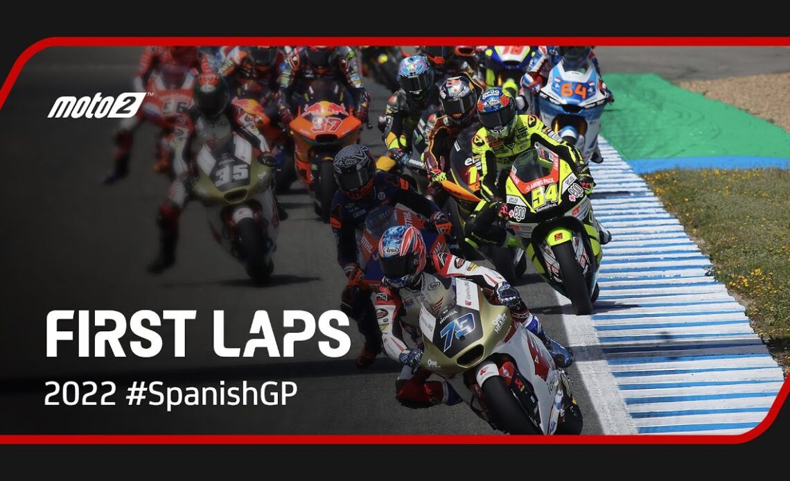 Moto2™ First Laps | 2022 #SpanishGP 🇪🇸