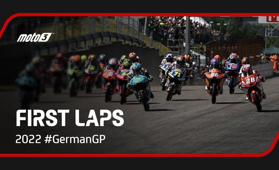 Moto3™ First Laps | 2022 #GermanGP 🇩🇪
