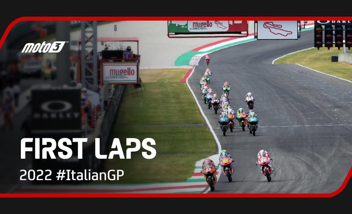 Moto3™ First Laps | 2022 #ItalianGP 🇮🇹