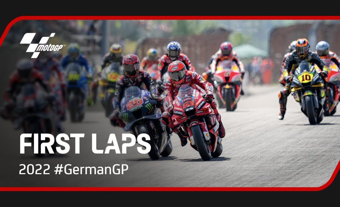 MotoGP™ First Laps 🚦 | 2022 #GermanGP 🇩🇪