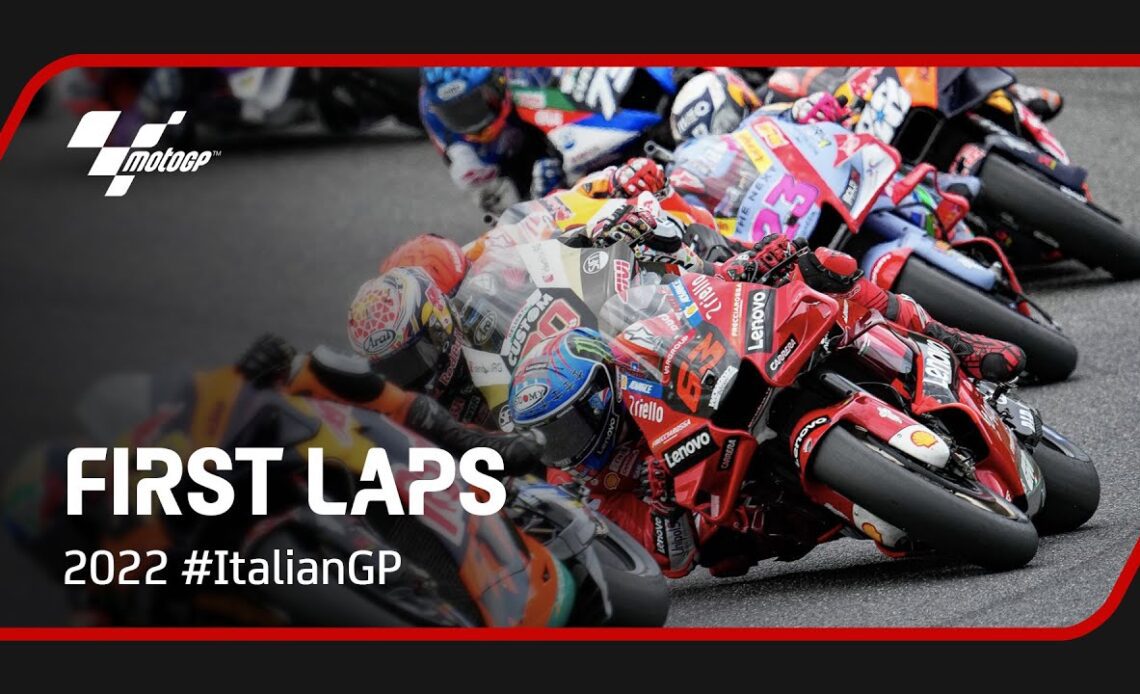 MotoGP™ First Laps 🚦 | 2022 #ItalianGP 🇮🇹